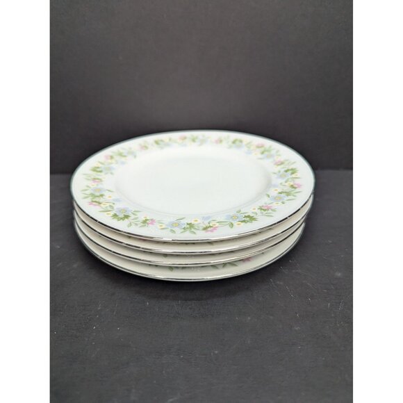 Johann Haviland Forever Spring Pattern Porcelain Dessert Plates Set of 4 - Picture 9 of 10